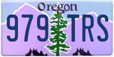 OR license plate 979TRS