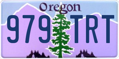 OR license plate 979TRT