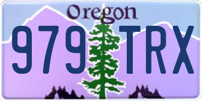 OR license plate 979TRX