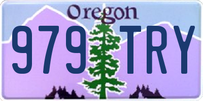 OR license plate 979TRY