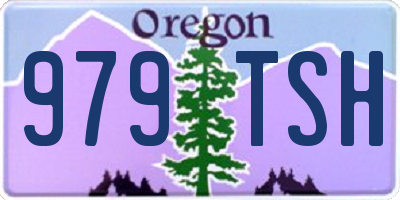 OR license plate 979TSH