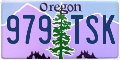 OR license plate 979TSK