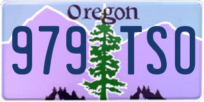 OR license plate 979TSO