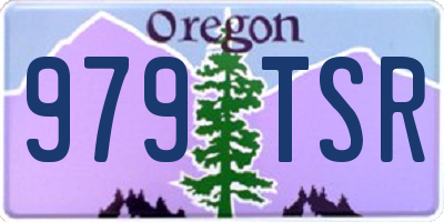 OR license plate 979TSR