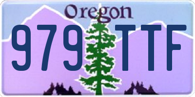 OR license plate 979TTF