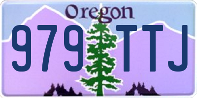 OR license plate 979TTJ
