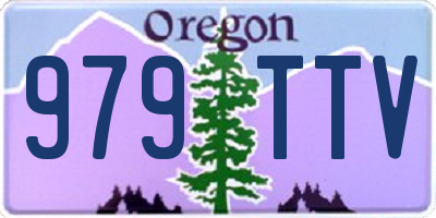 OR license plate 979TTV