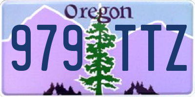 OR license plate 979TTZ