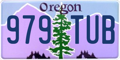 OR license plate 979TUB