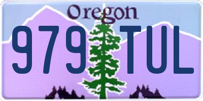 OR license plate 979TUL