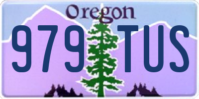 OR license plate 979TUS