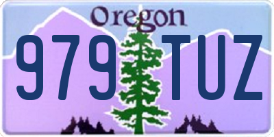 OR license plate 979TUZ