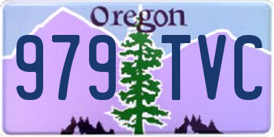 OR license plate 979TVC