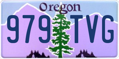 OR license plate 979TVG