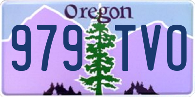 OR license plate 979TVO
