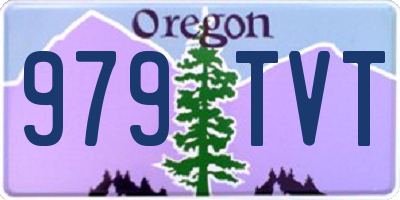 OR license plate 979TVT