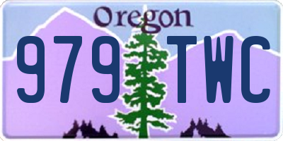 OR license plate 979TWC