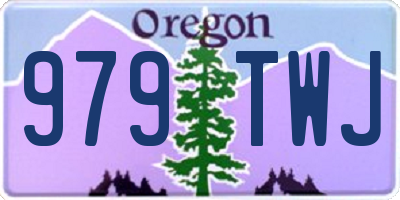 OR license plate 979TWJ