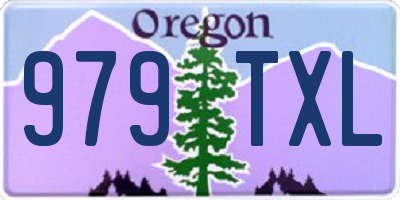 OR license plate 979TXL