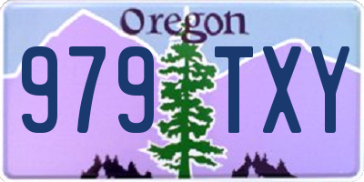 OR license plate 979TXY