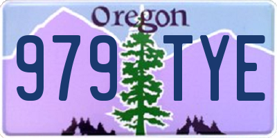 OR license plate 979TYE