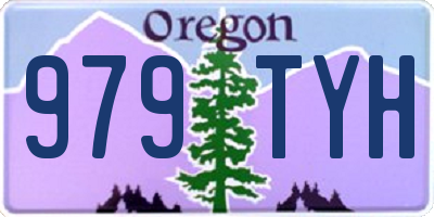 OR license plate 979TYH