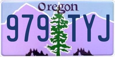 OR license plate 979TYJ