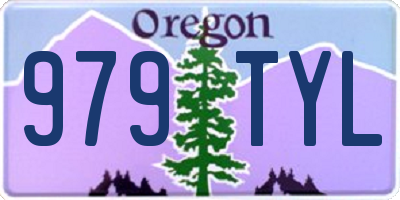 OR license plate 979TYL