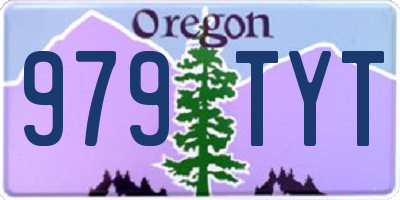OR license plate 979TYT