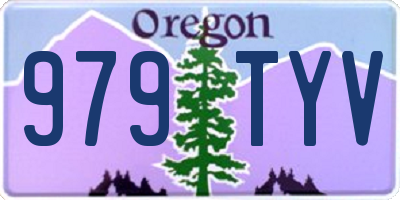 OR license plate 979TYV