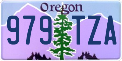 OR license plate 979TZA