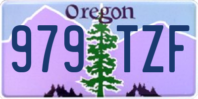 OR license plate 979TZF