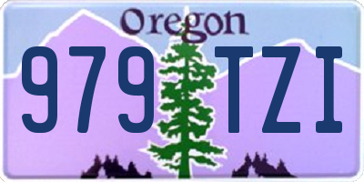OR license plate 979TZI