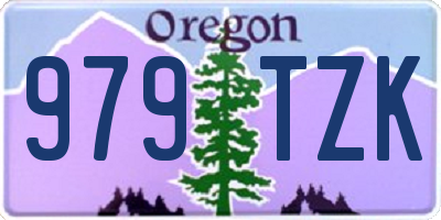 OR license plate 979TZK