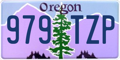 OR license plate 979TZP