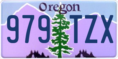 OR license plate 979TZX
