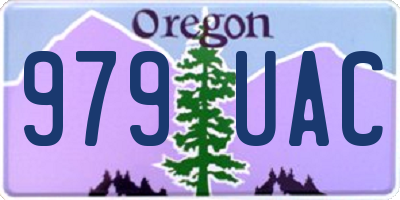OR license plate 979UAC