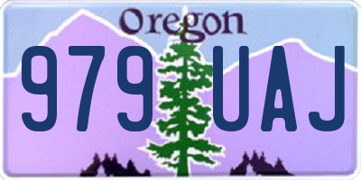 OR license plate 979UAJ