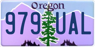 OR license plate 979UAL