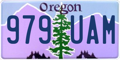 OR license plate 979UAM