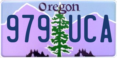 OR license plate 979UCA