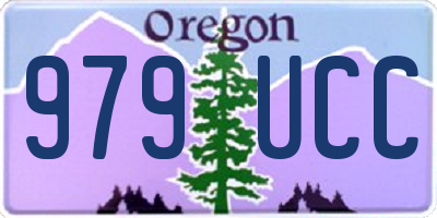 OR license plate 979UCC