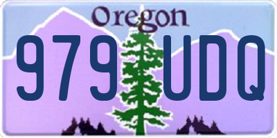 OR license plate 979UDQ