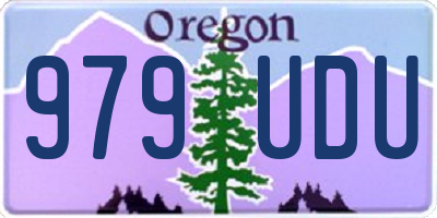 OR license plate 979UDU