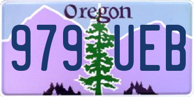 OR license plate 979UEB