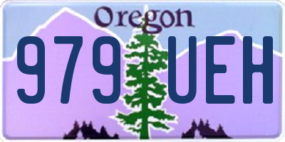 OR license plate 979UEH