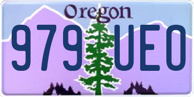 OR license plate 979UEO