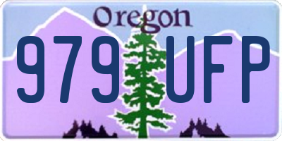 OR license plate 979UFP