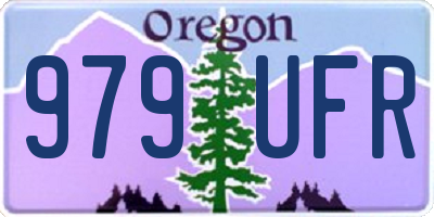 OR license plate 979UFR