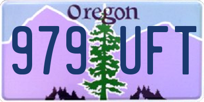 OR license plate 979UFT